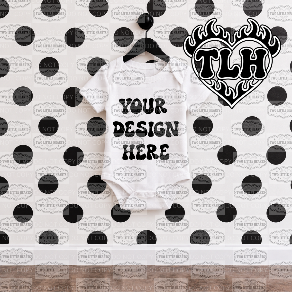 Baby onesie Mock up
