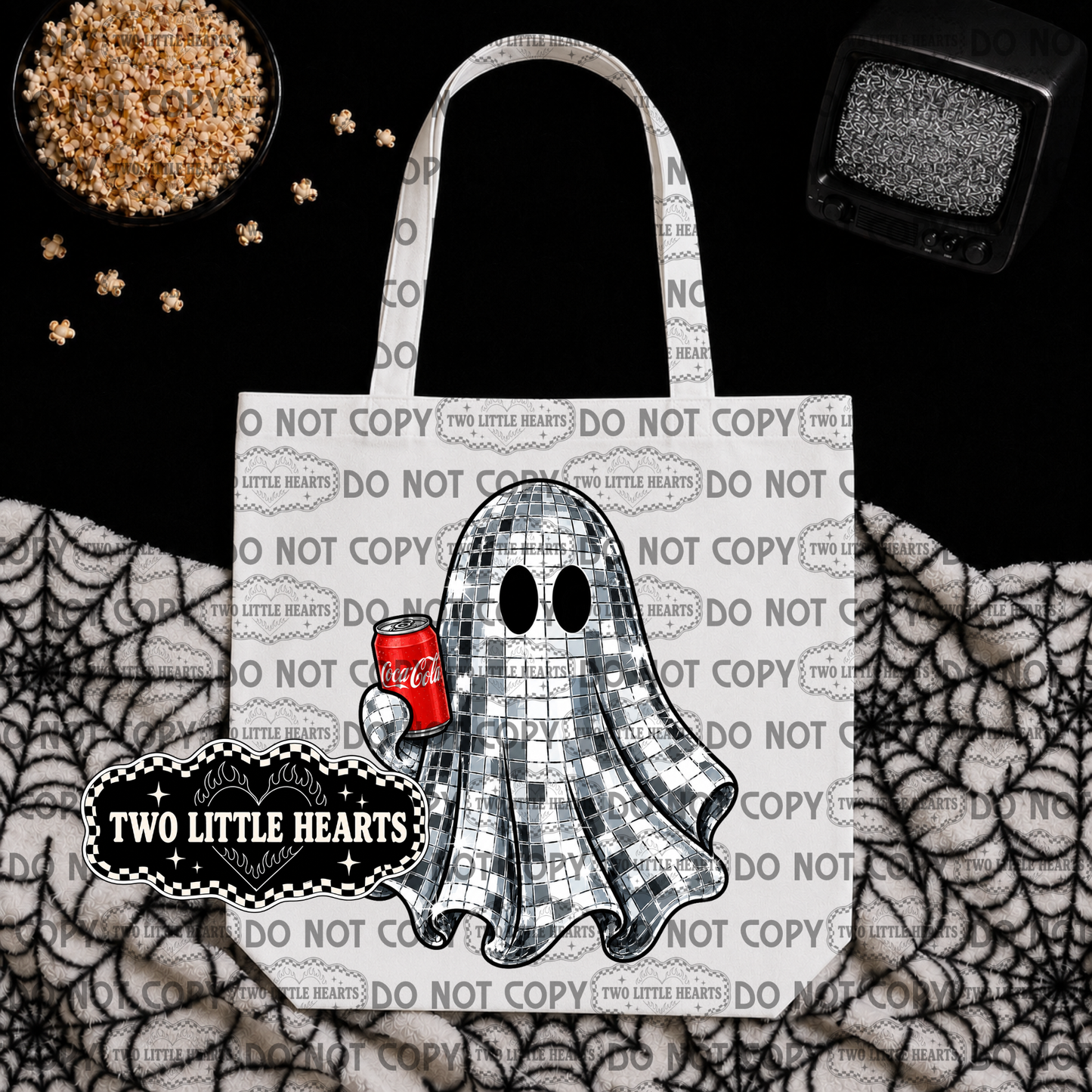 Coca Cola Ghost tote