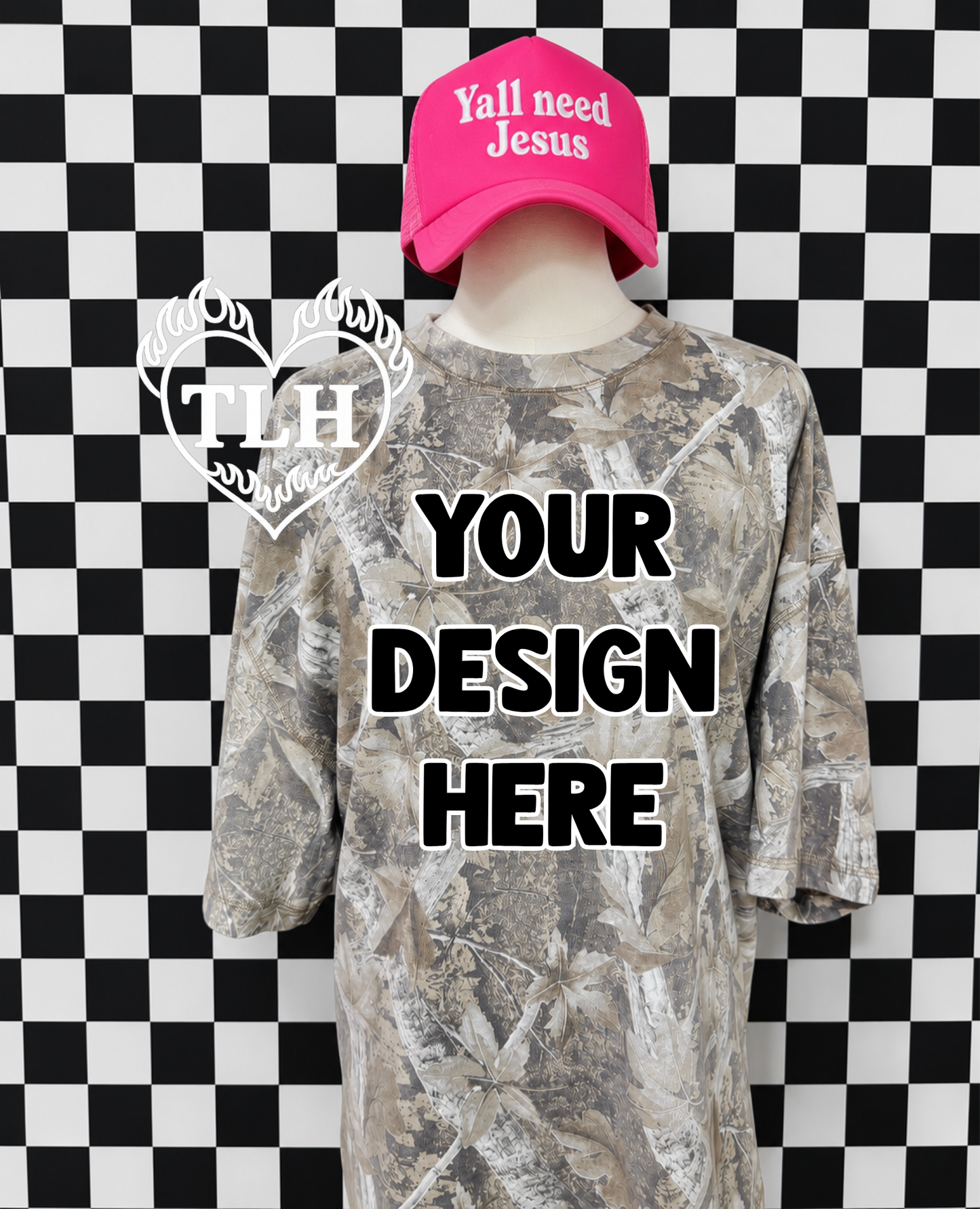 Camo t Mockup