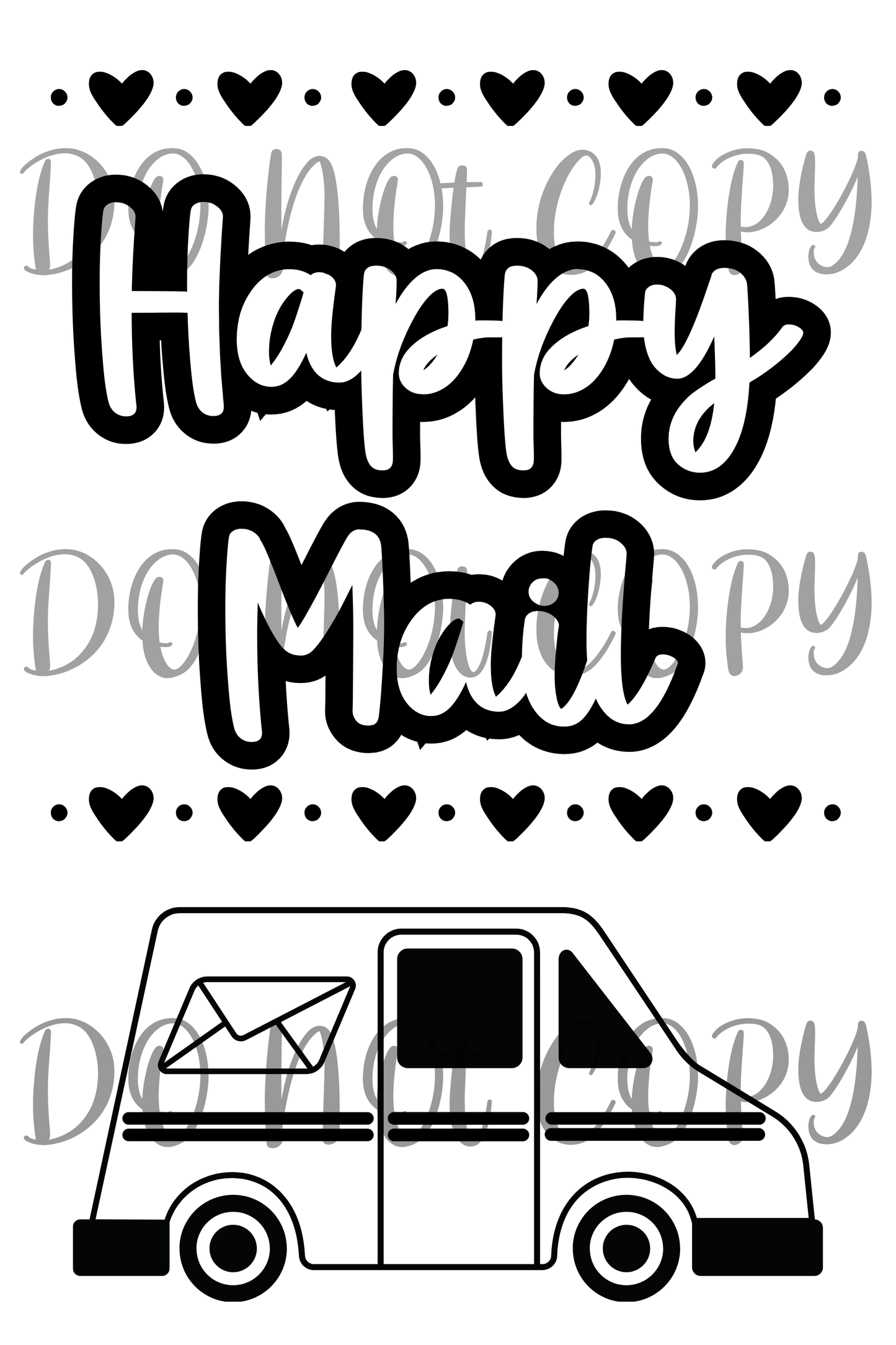 Happy mail label