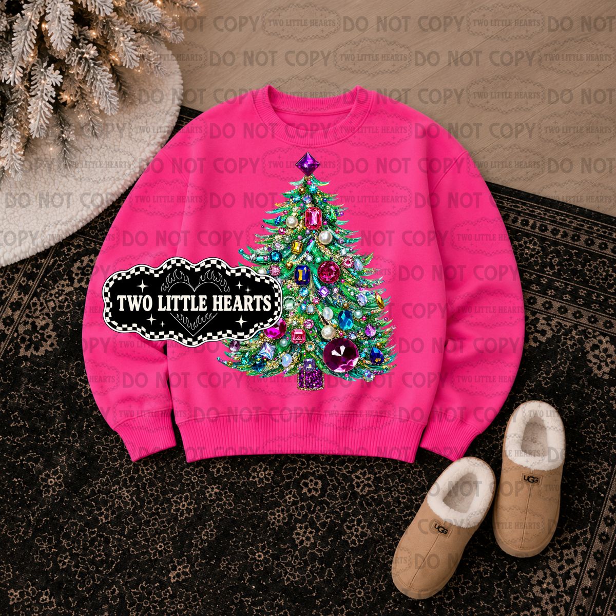 Jeweled Christmas tree PNG