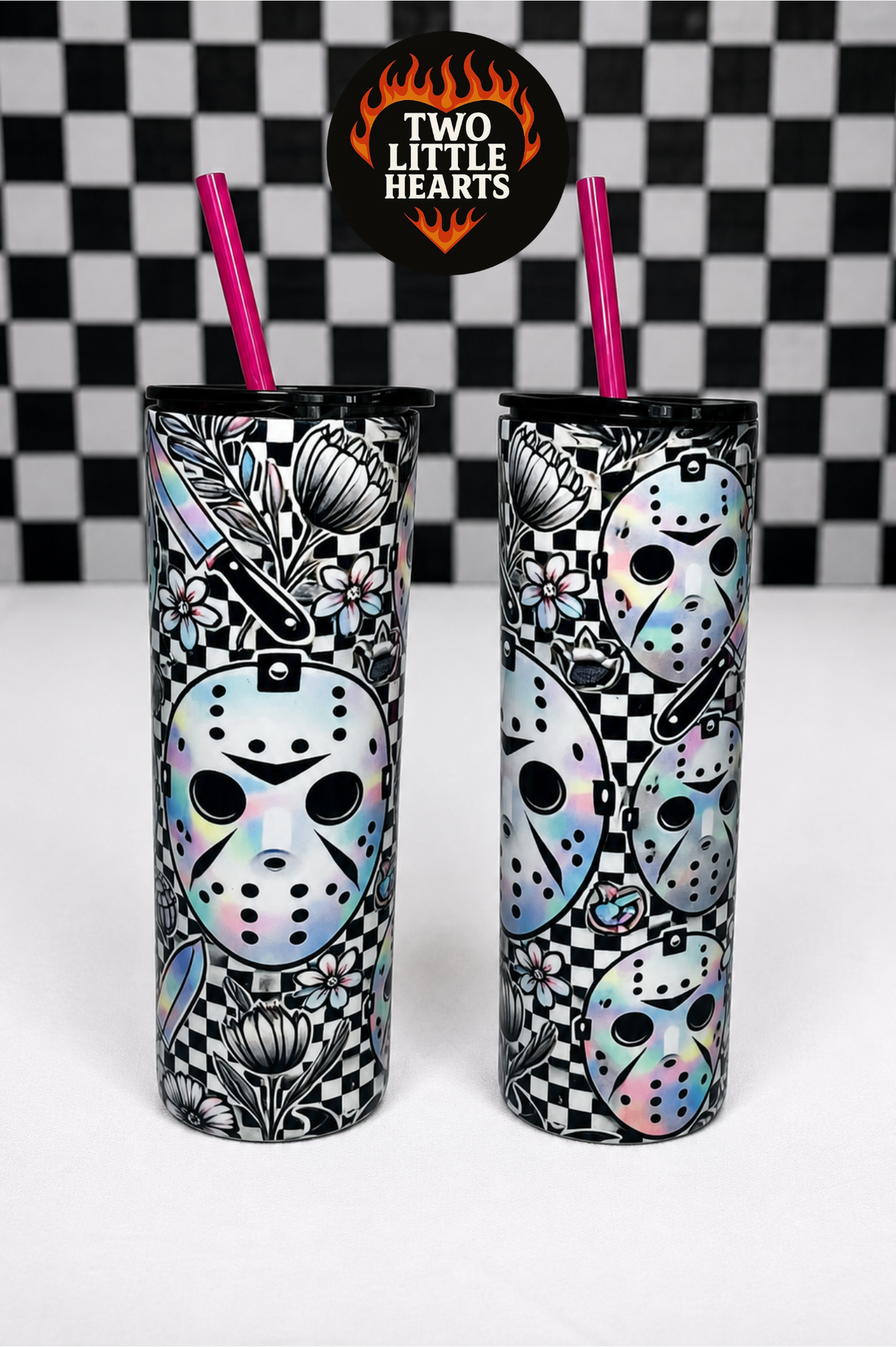 Neon Jason tumbler