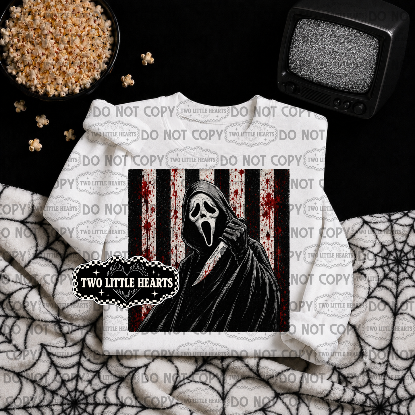 Ghostface stripes PNG