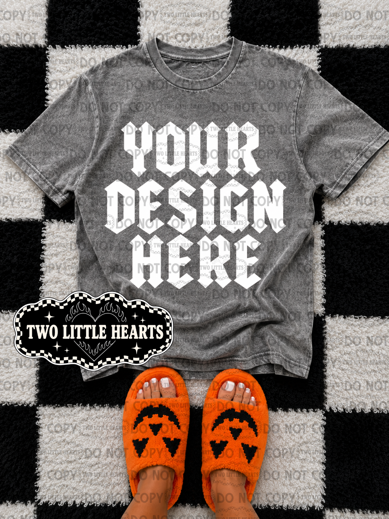 Halloween slippers Mock