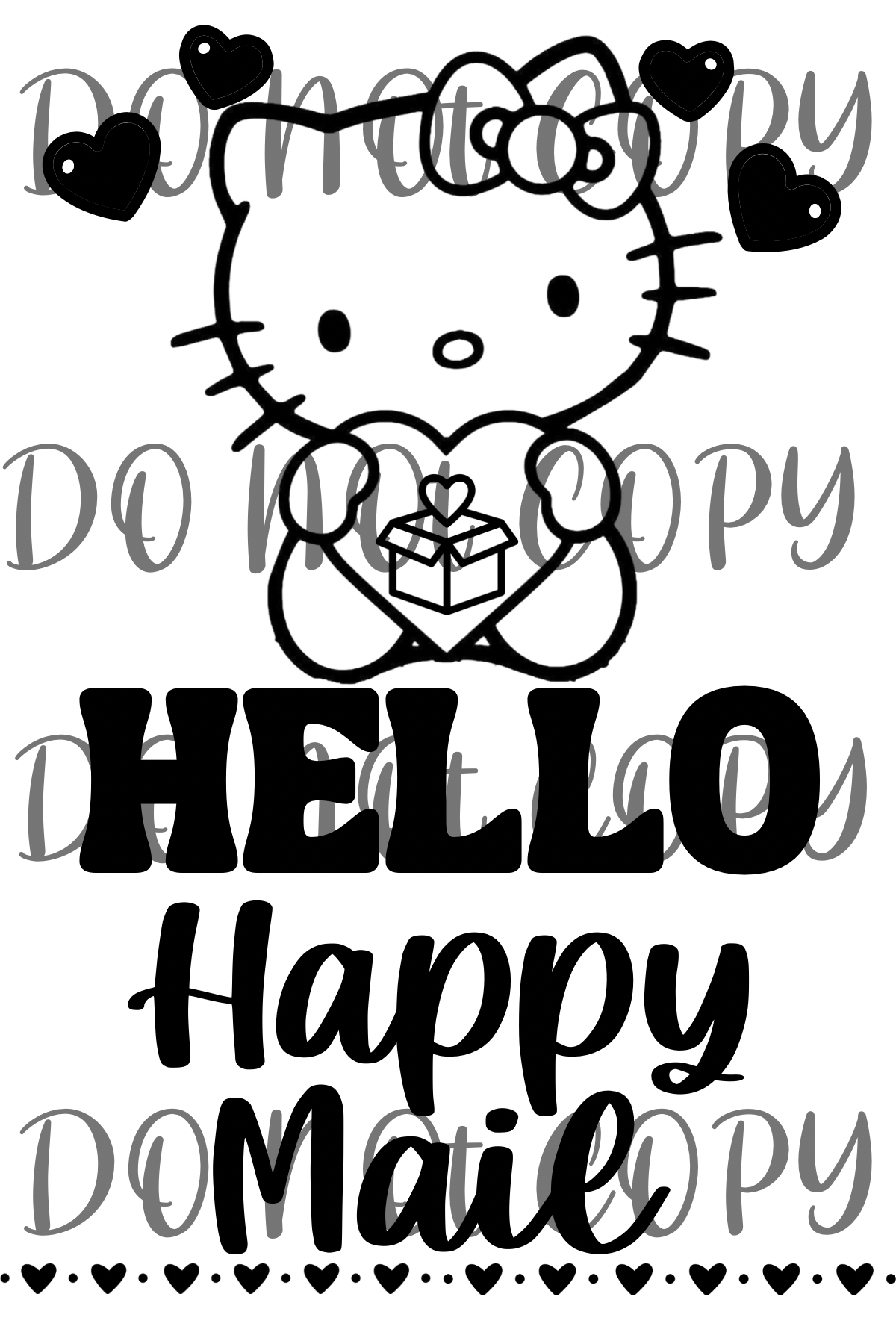 Happy mail label