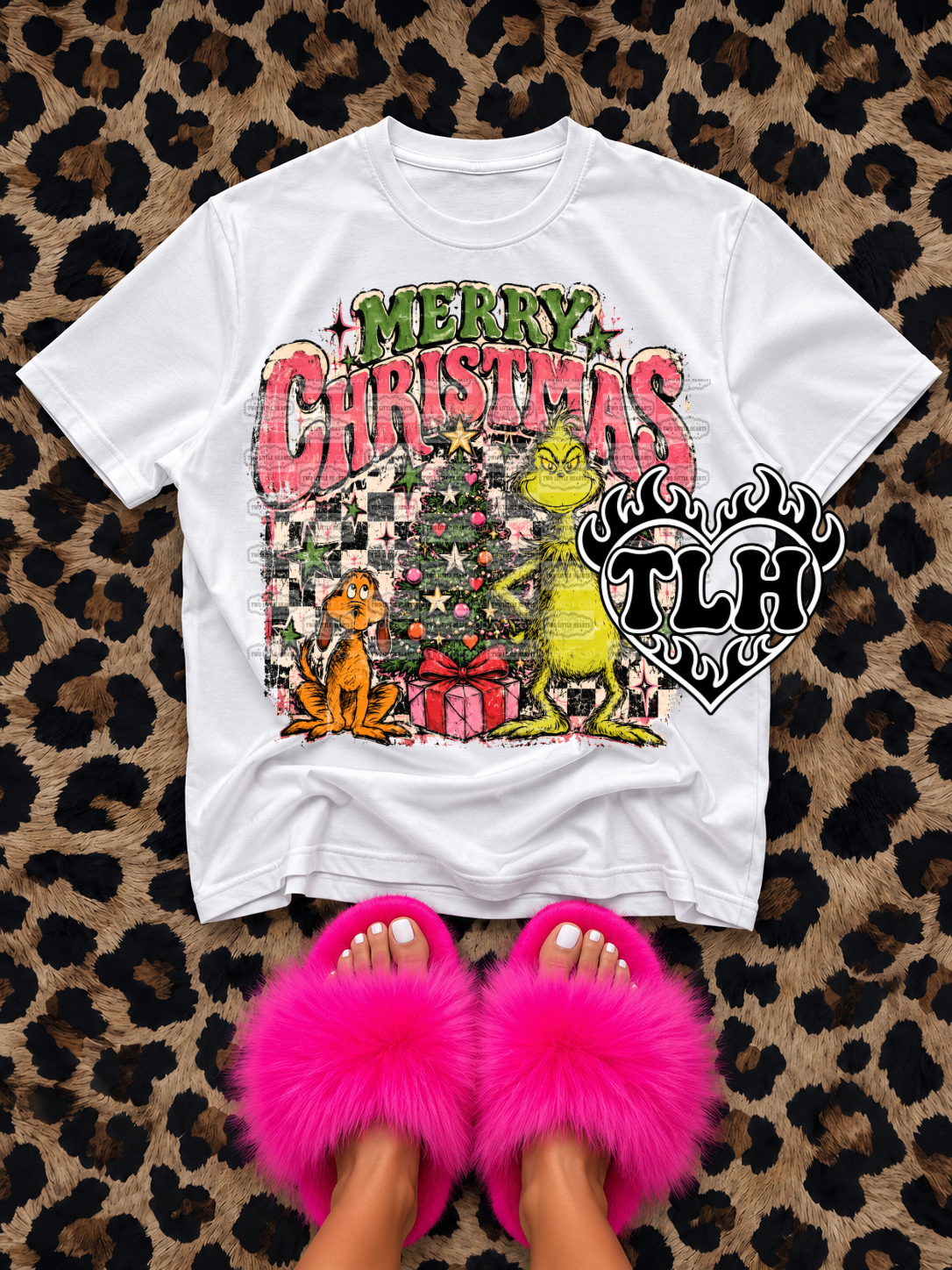 Merry Christmas G Distressed PNG