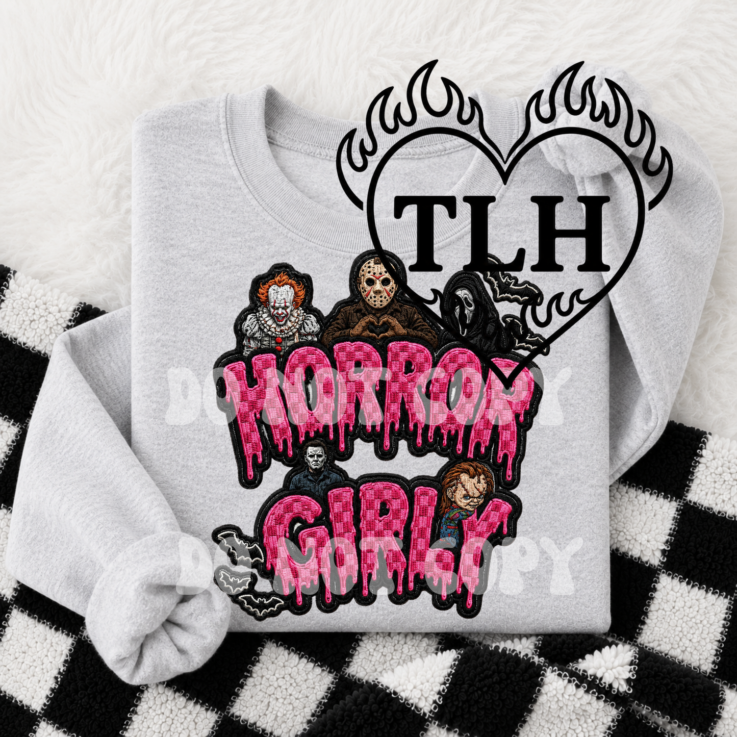 Horror girly Patch PNG