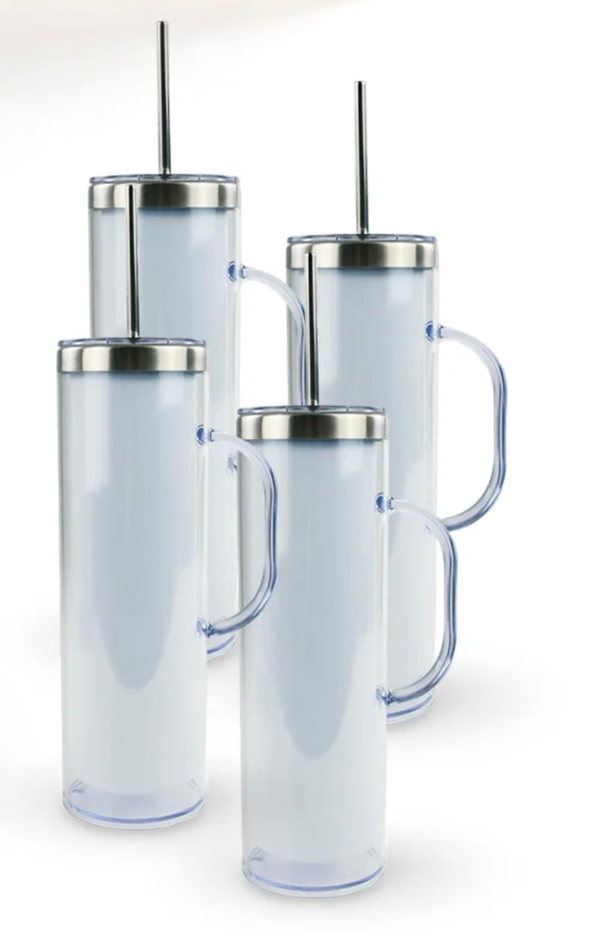 20oz Stainless steel Snowglobe