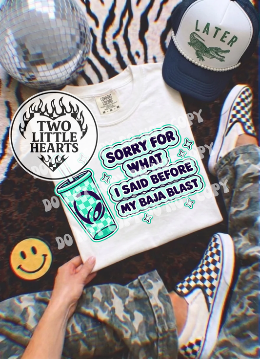 Sorry Baja Blast PNG