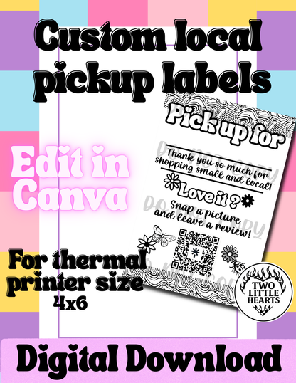 Pick up label