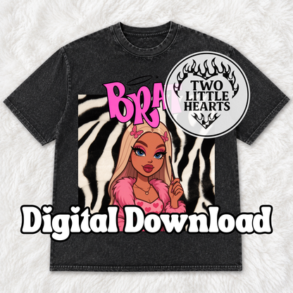 Brat Blonde PNG