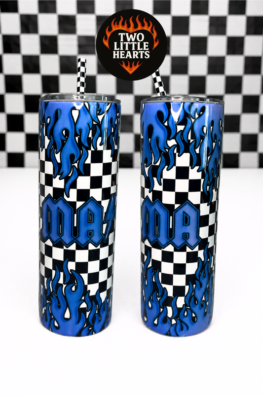 Dark blue Mama tumbler