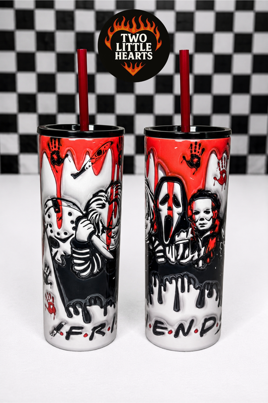 Friends horror tumbler