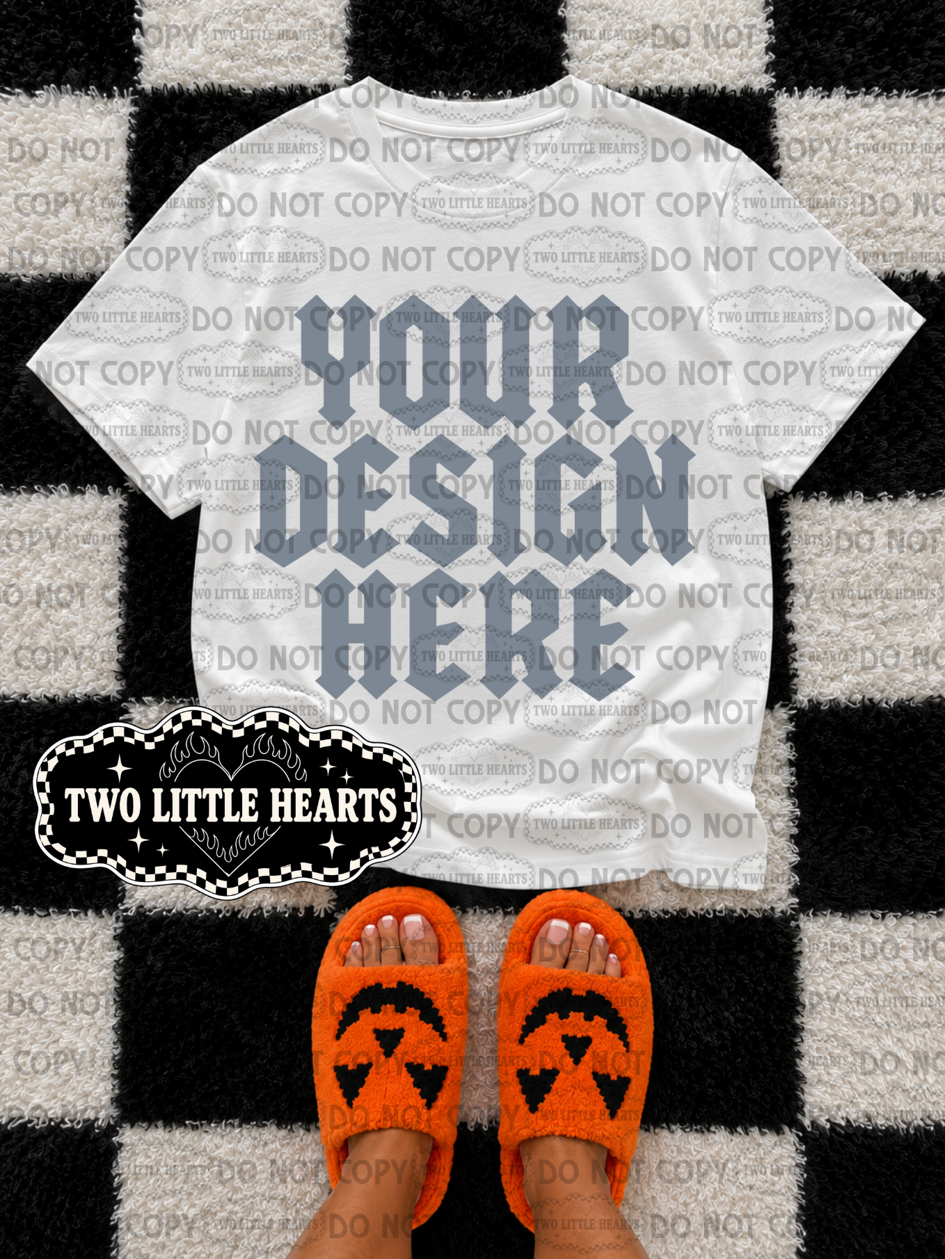 Halloween Slippers Mock