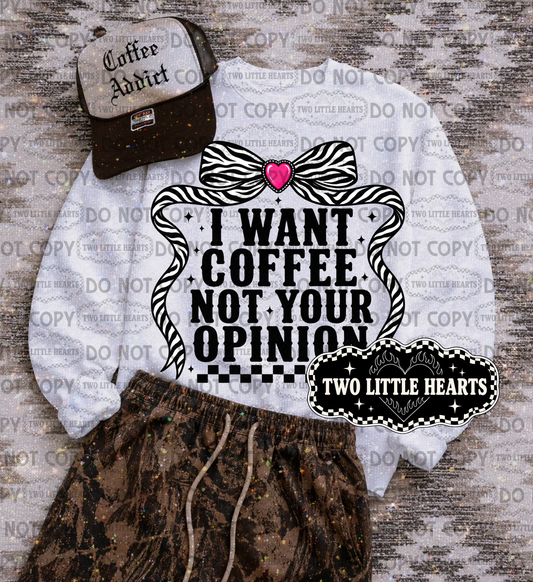 I want coffee zebra PNG