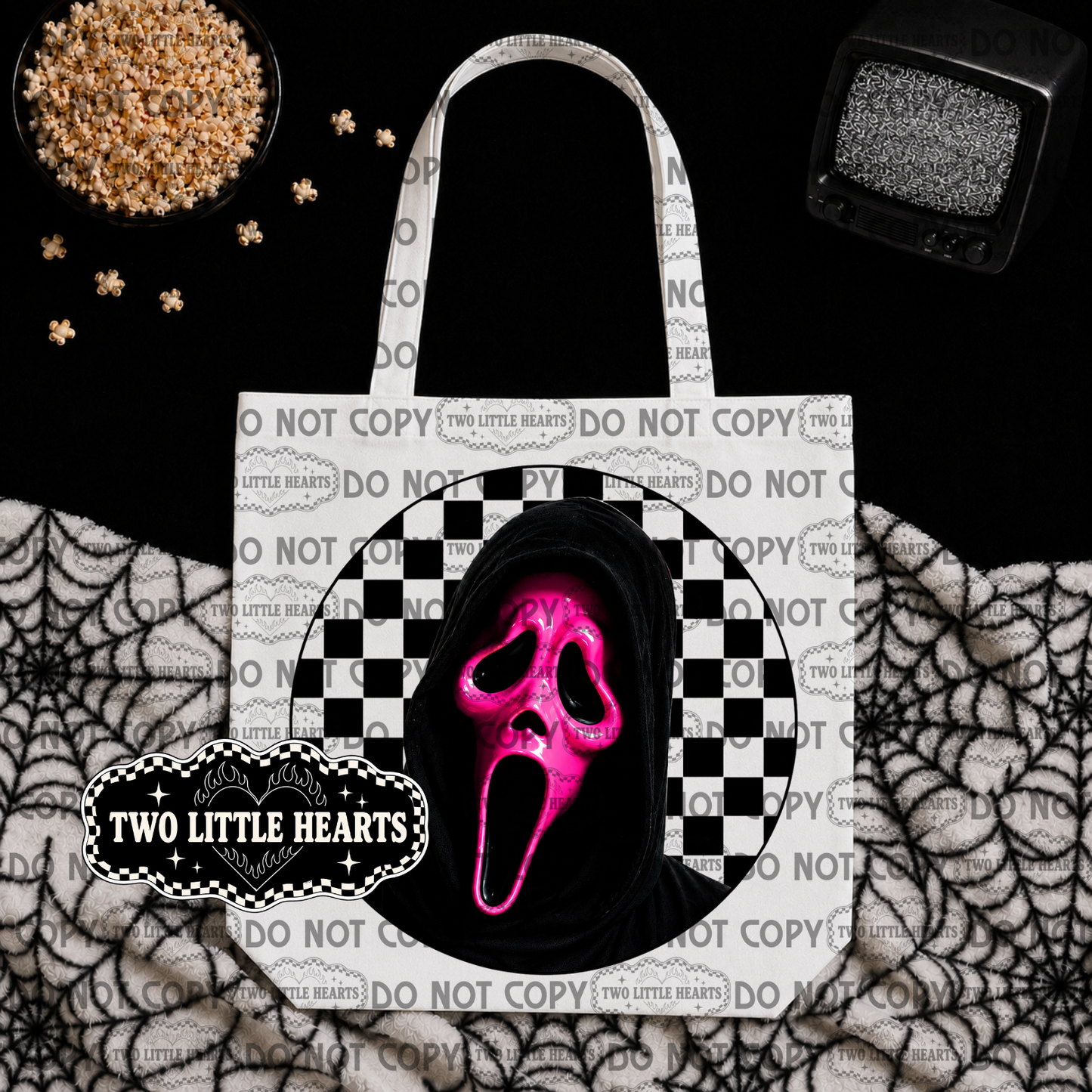 Pink Mask tote
