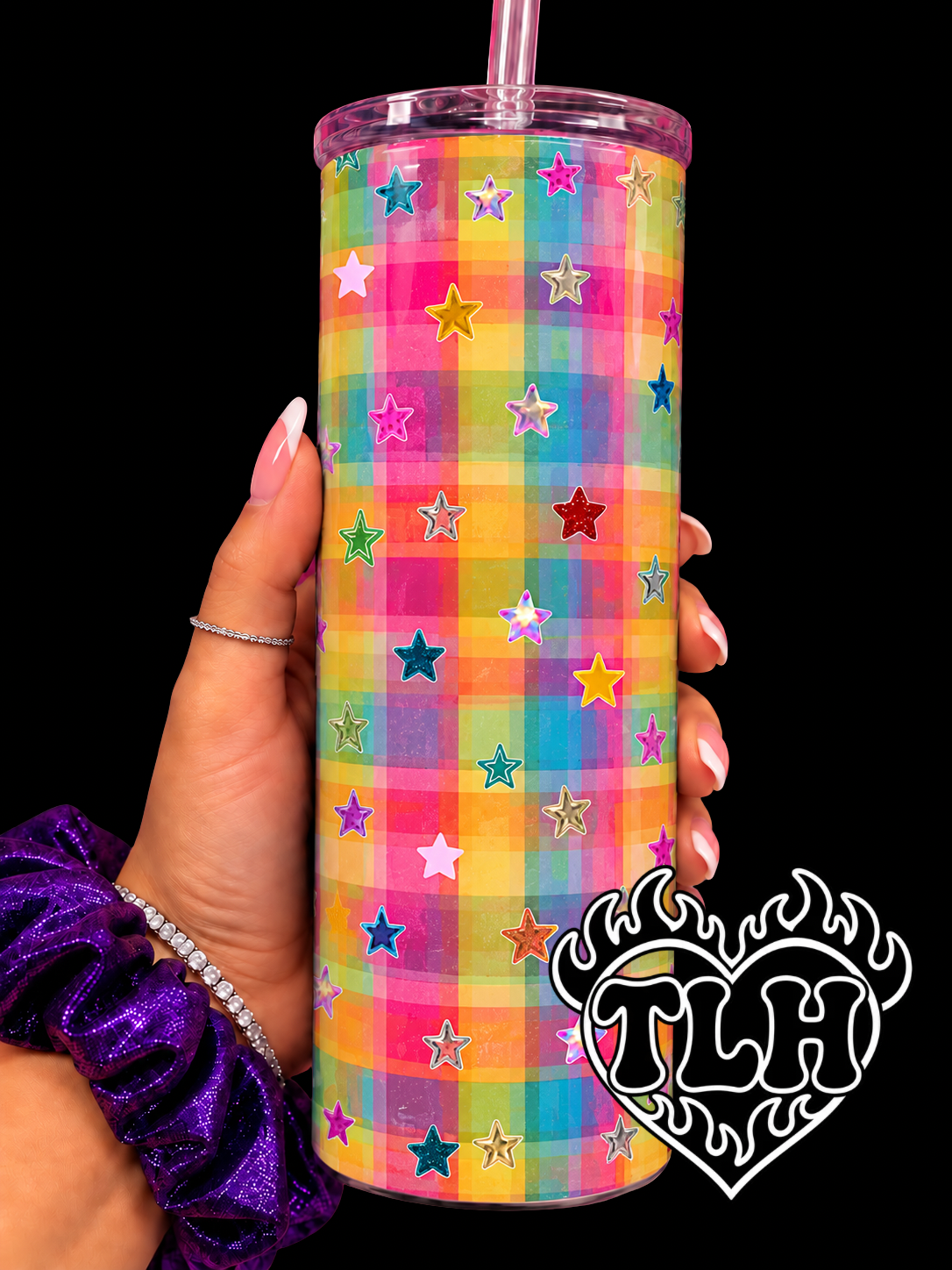 Colorful stars 20oz Tumbler
