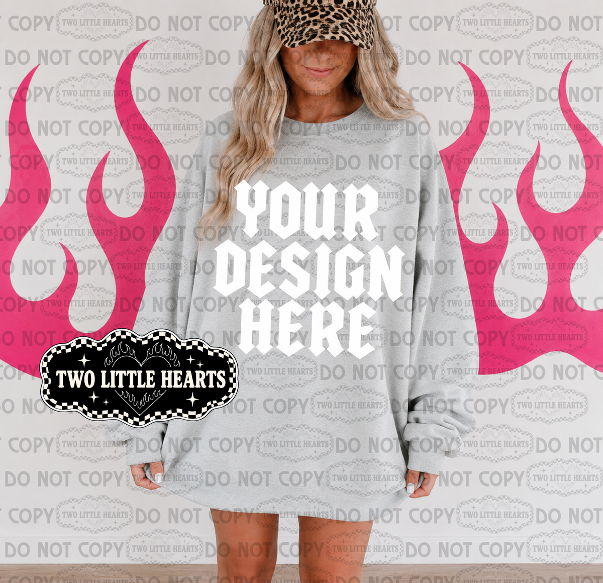 Pink Flame Mock up
