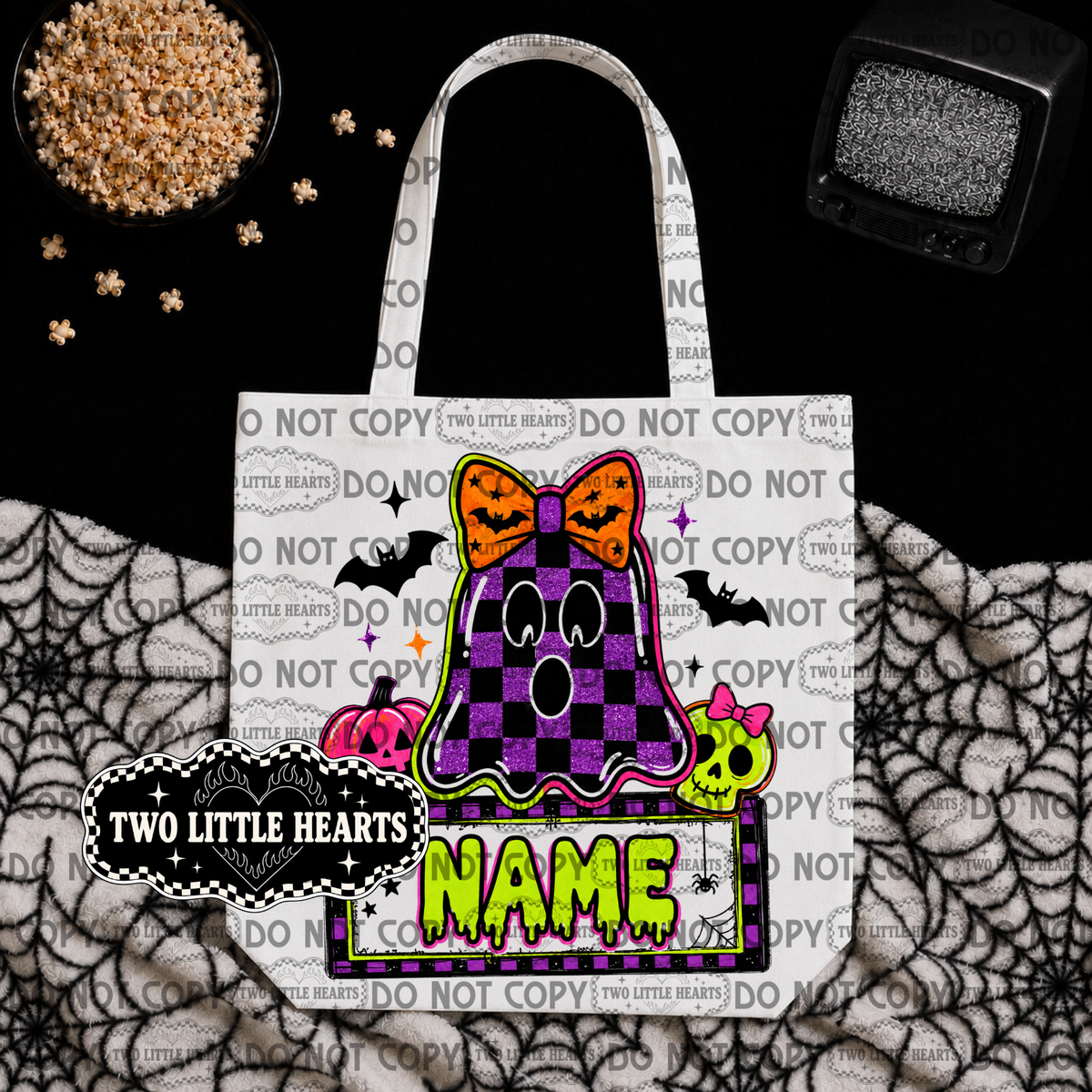 Purple ghost Candy Bag 🍬
