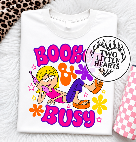 Booked & Busy PNG