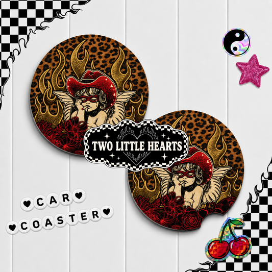 Western Angel Car Coaster