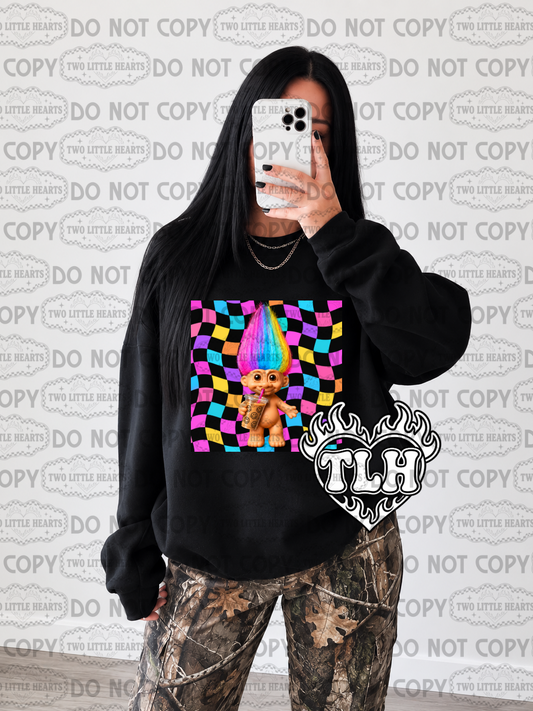 Colorful troll PNG