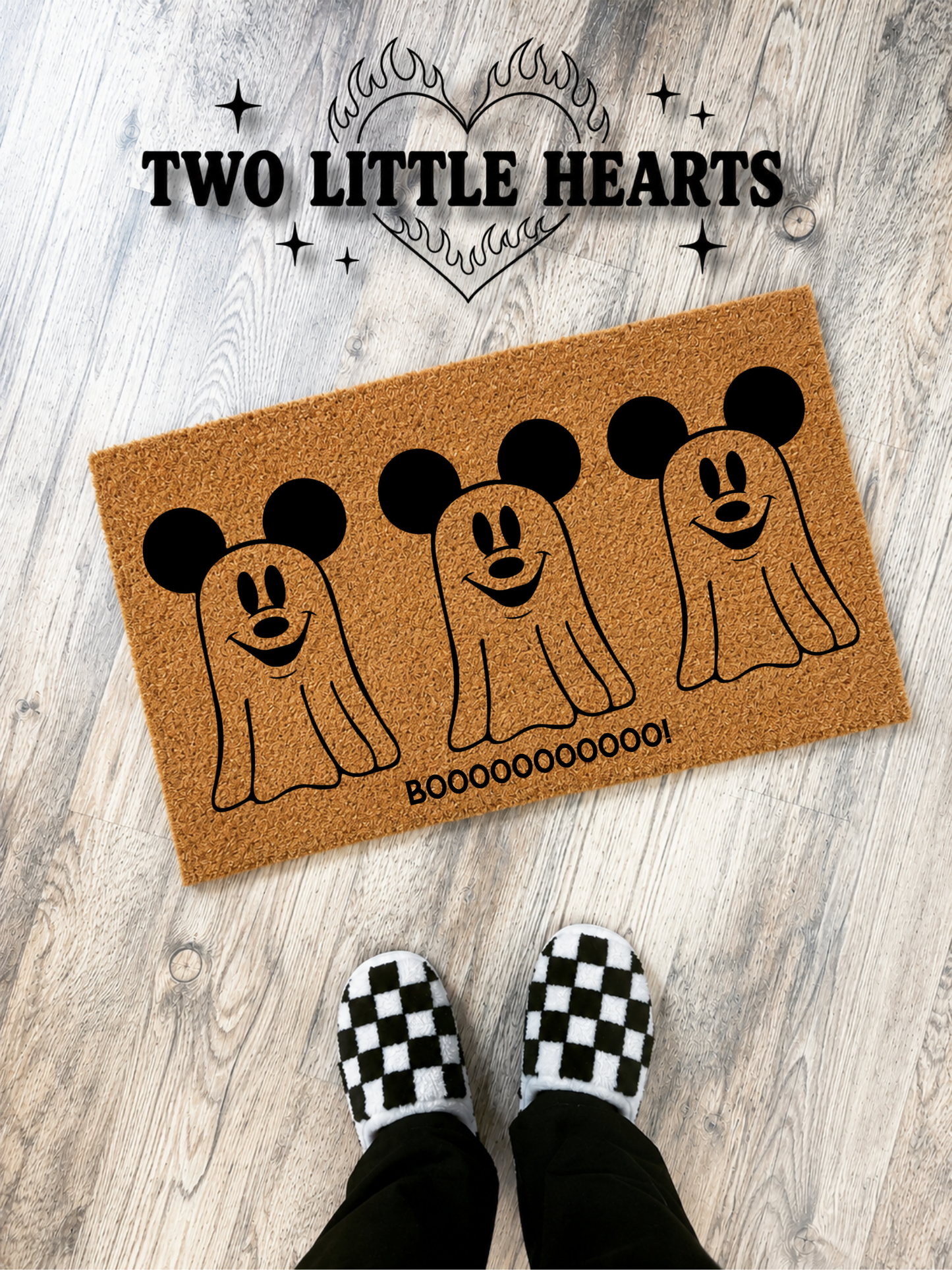 Booooo mouse Doormat