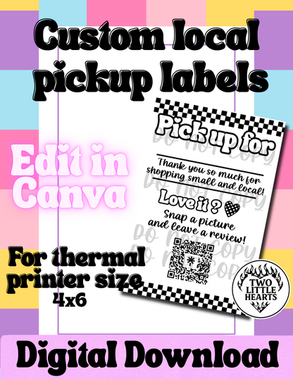 Pick up label