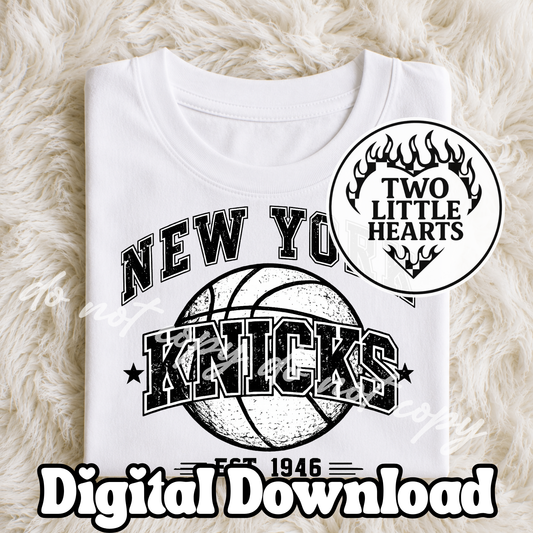 B&W Knicks PNG