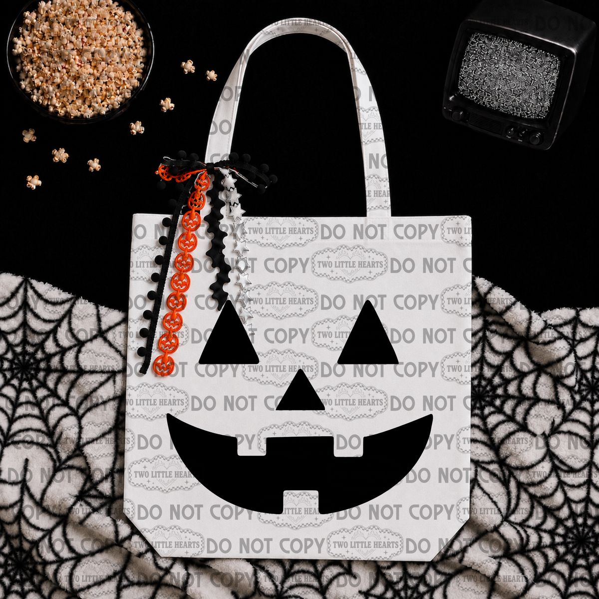 Pumpkin face Candy Bag 🍬