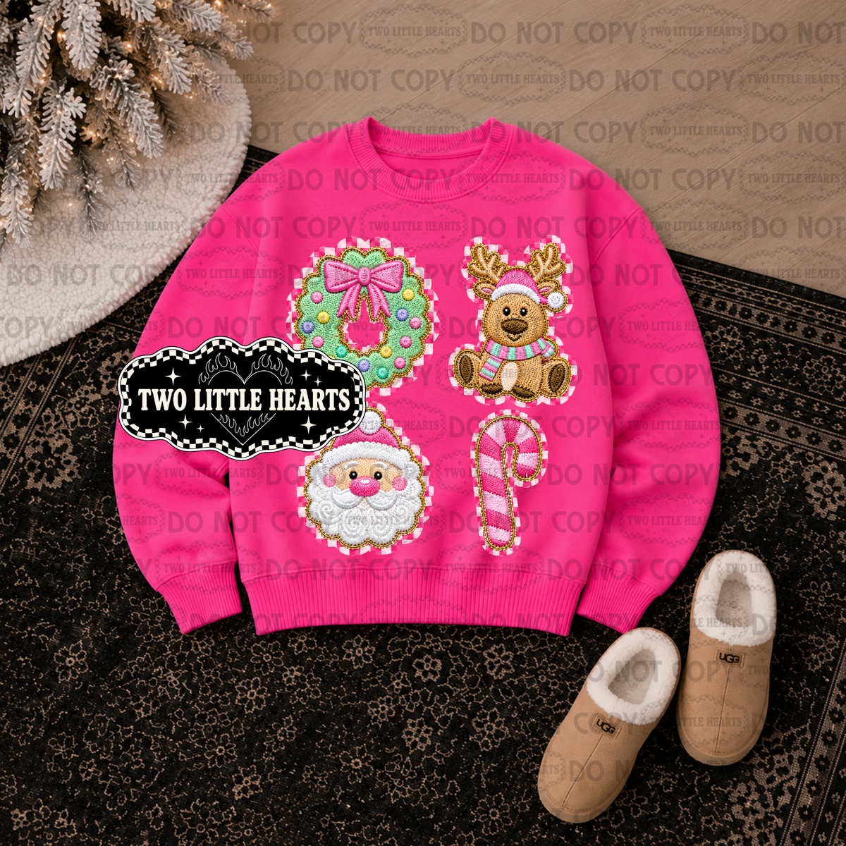 Christmas patches PNG