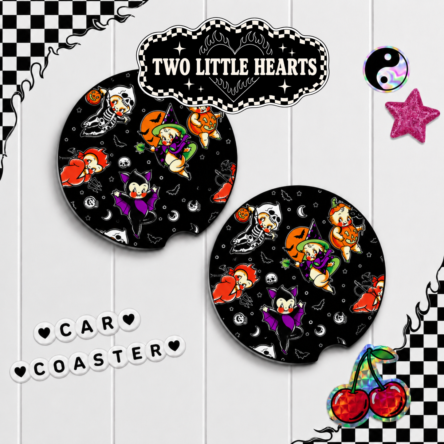 Halloween Car Coaster