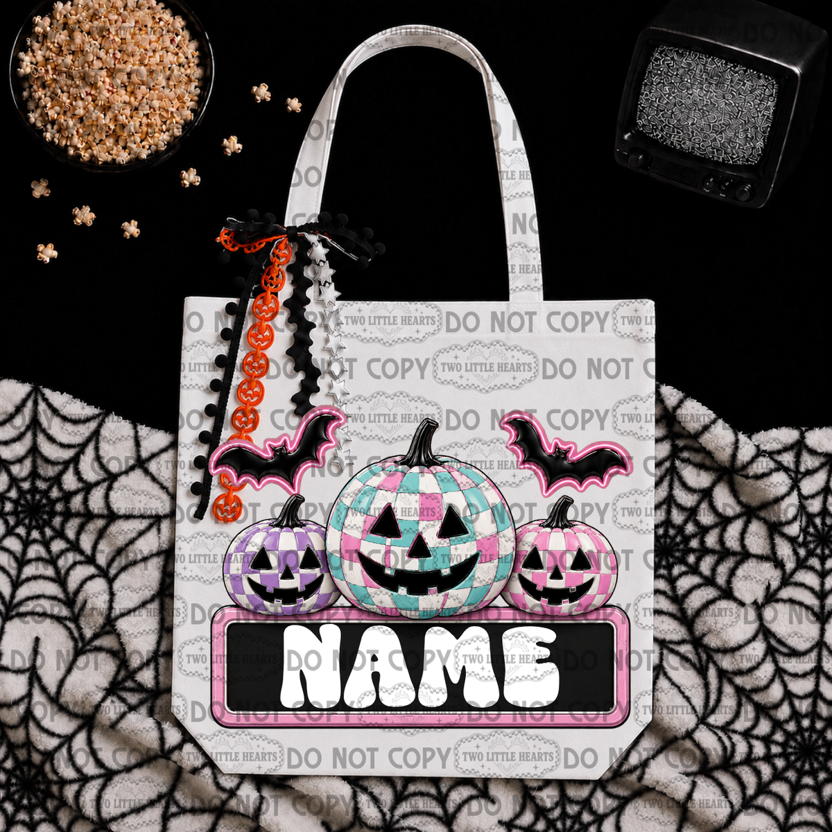Pastel pumpkin Candy Bag🍬