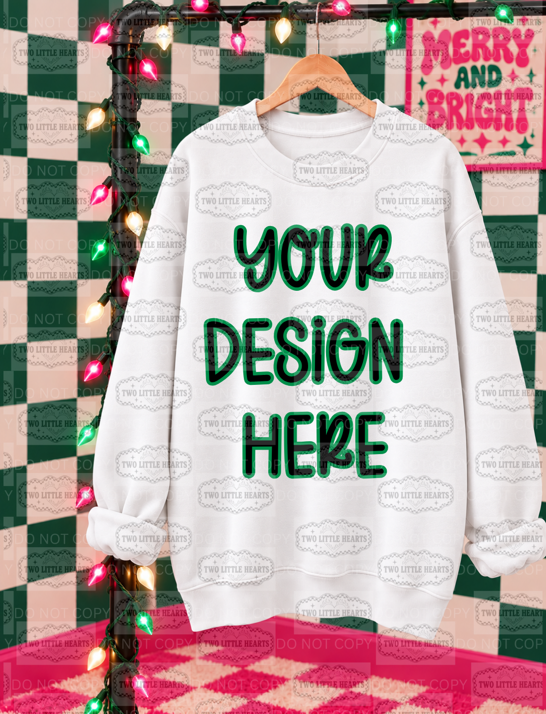White sweater 🎄 Mock up
