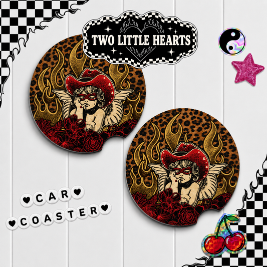Western Angel Car Coaster