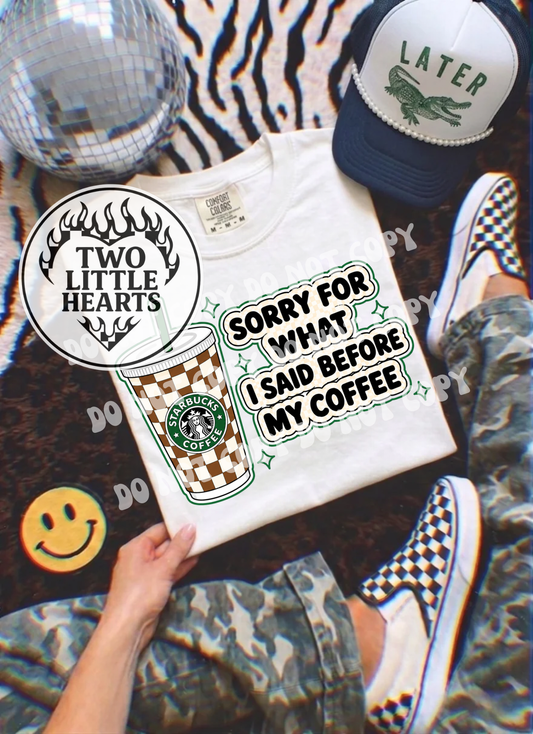 Sorry Coffee PNG