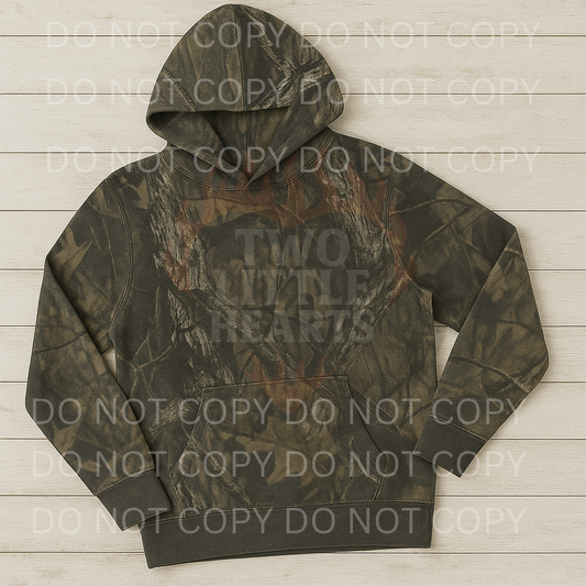 Camo Hoodie Mockup