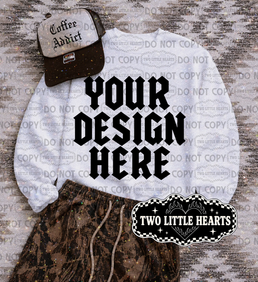 Coffee addict Mock up