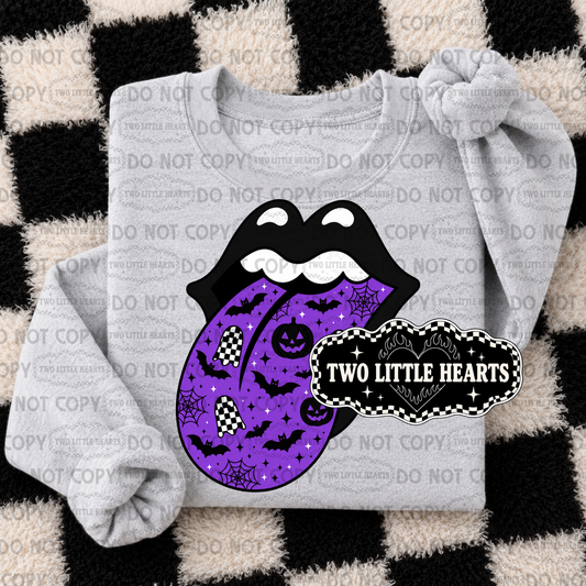 Spooky fetti Tongue PNG