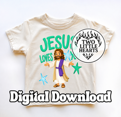 Jesus loves you PNG