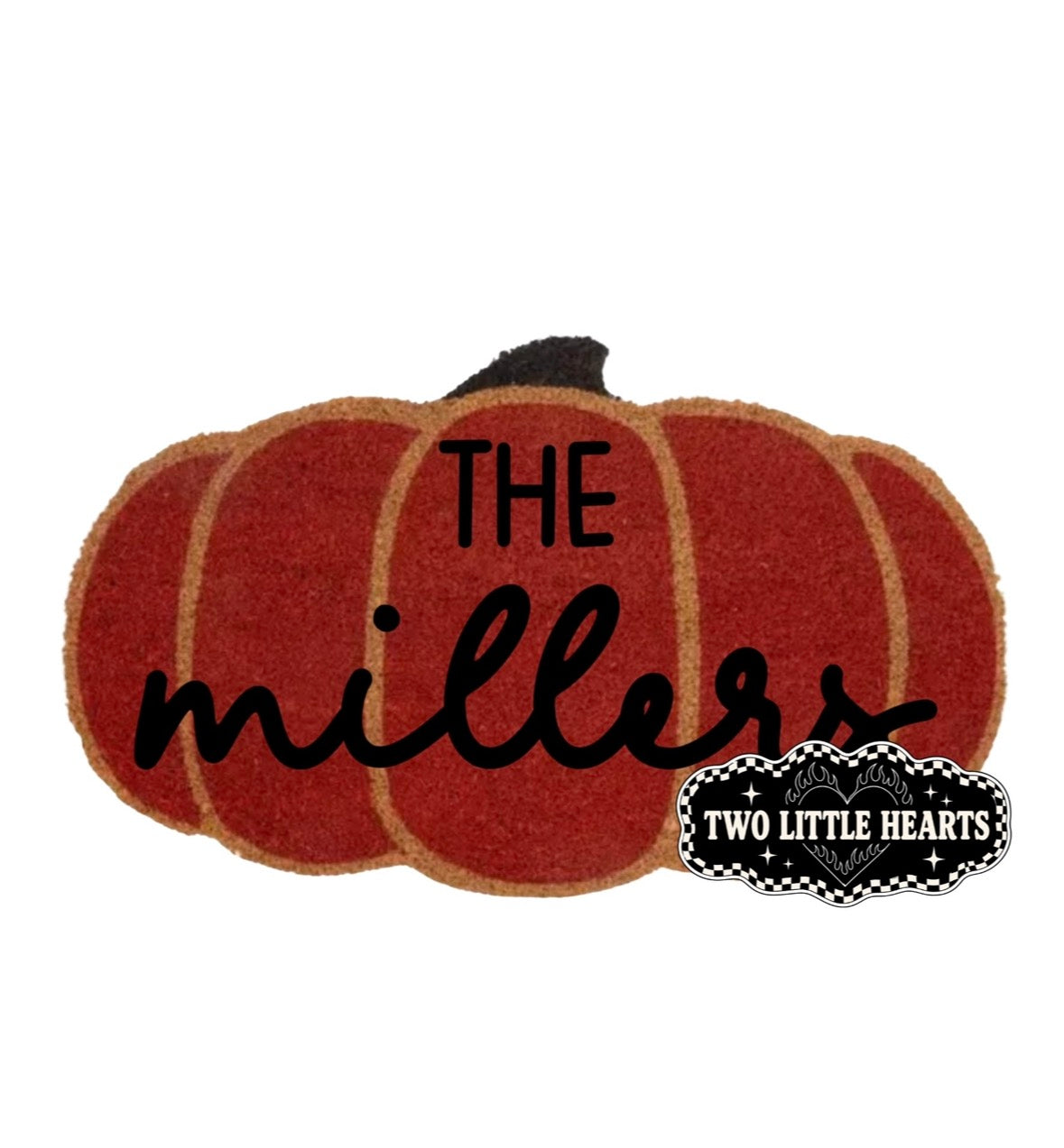 Orange pumpkin doormat!