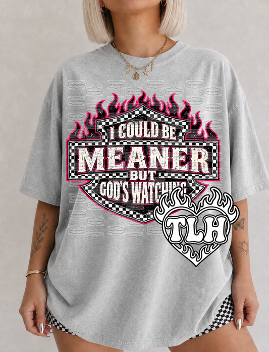 I could be meaner Chkrd PNG