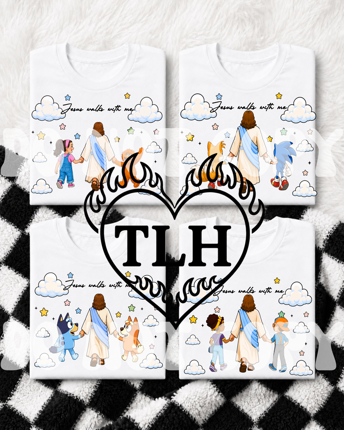 Jesus walks with me BUNDLE PNG