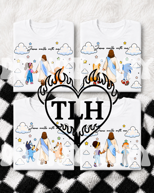 Jesus walks with me BUNDLE PNG