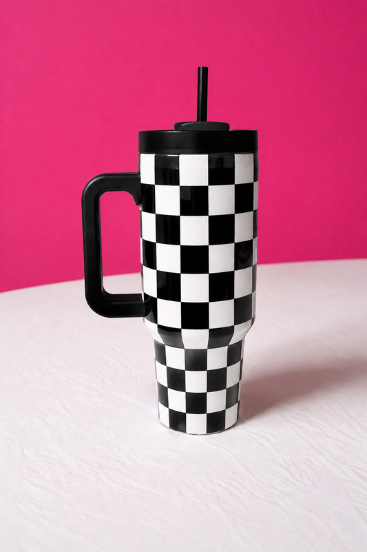 40oz Checkered