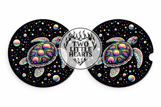 Neon turtles