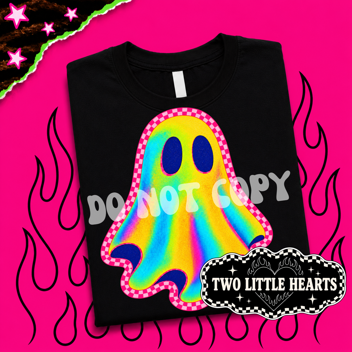 Neon Ghost PNG