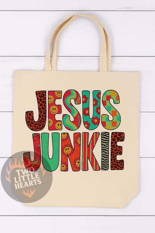 Jesus Junkie Tote